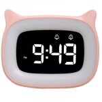 R�veil educatif, led veilleuses pendules horloges de chambre d'enfant kid sleep jour / nuit lumineux, ...