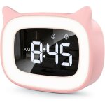 Kinsi - réveil enfant educatif led, led veilleuses pendules, 5 couleurs, 18 types de musique, 2 alarmes ... Kinsi - réveil enfant educatif led, led veilleuses pendules, 5 couleurs, 18 types de musique, 2 alarmes ...