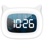 R�veil enfant educatif, led veilleuses pendules horloges de chambre d'enfant kid sleep reveil enfant ...