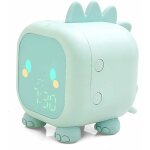 Hiasdfls - rveil pour enfants, rveil de simulation de lever de soleil rveil numrique de dinosaure ...