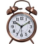 Rveil fort pour adultes endormis lourds, en mtal, double cloche, fonctionnement  piles pour chambre ...