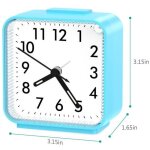 R�veil matin, r�veils analogiques � quartz num�rique 3d, petite r�veil silencieux sans tic - tac, veilleuse ...
