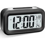Reveil numerique r�veil matin lumineux led reveille digital a piles silencieux aalarm clock de voyage ...