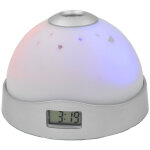 Reveil projecteur plafond, r�veil � projection avec lumi�re d'ambiance, horloge num�rique r�veil projection ...