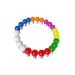 Lot 24 ampoules led b22 multicolores ? guirlande guinguette