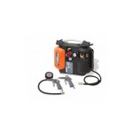 Mecafer - compresseur revolution'air - handy comp. 5 l 1. 5 hp + t + pgs + sbc + 3 embouts Mecafer - compresseur revolution'air - handy comp. 5 l 1. 5 hp + t + pgs + sbc + 3 embouts