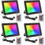 Rgb projecteur led ext�rieur 30w, spot led couleur avec t�l�commande, 16 couleurs 4 modes dimmable �clairage ...