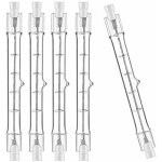 Rhg lot de 10 r7s ampoule halog�ne 118mm 230w 230v, tige halog�ne r7s 118mm, ampoule halog�ne r7s lampe ...