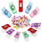 Rhg lot de 100 pinces � tissu multicolores accessoires de couture fournitures de couture pince multi ...