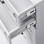 Rhg lot de 2 coulisses � billes pour tiroirs 300 mm coulisses pour tiroirs � fermeture amortie coulisses ...