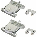 Rhg 2 paires roulette porte coulissante placard, roulette de porte coulissante, rouleau de porte de placard, ...