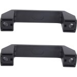 Rhg 2 pi�ces barre droite noire, poign�e de traction en plastique pour �quipement industriel, 8. 5mm