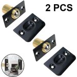 Rhg 2 pi�ces loquet � bille de porte d'armoire, loquet � rouleau r�glable en acier inoxydable pour quincailler ...