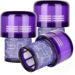 Rhg lot de 3 filtres pour aspirateur dyson v11, v11 animal / extra / torque drive / complet / v15 detect, ...