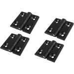 Rhg 4 pi�ces trous de charni�re plats pliants butt charni�re � roulement billes noir charni�res aluminium ...