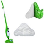 Rhg lot de 5 tampons de rechange compatibles avec les tampons pour balai vapeur h2o h20 mop x5