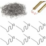 Rhg 500 pi�ces agrafes chaudes m�tal 0. 8mm agrafe de soudure plastique baguettes de soudage agrafe chaude ...