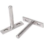 Rhg 6pcs 10mm supports �tag�res flottante invisibles fixation cach�e �tag�res en m�tal support mural ...