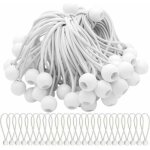 Rhg lot de 75 cordons �lastiques avec boules sandow - id�al pour attacher chapiteaux, tentes, banni�res ...