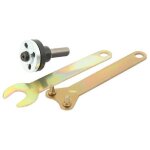 Rhg adaptateur de mandrin de perceuse 10 mm 3 / 8 pouces, support de disque pour meuleuse d'angle, 2 ...