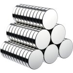 Rhg aimants 60pcs, aimant ultra puissant pour frigo 10x2mm, petits aimants ronds pour r�frig�rateur, ...