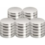 Rhg aimant de n�odyme 15 mm x 3 mm, aimants puissants pour tableau magn�tique, r�frig�rateur, bureau ...