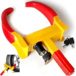 Rhg antivol voiture sabot roue, 7 - 11 pouces roue s�curit� antid�marrage, bloque roue antivol,