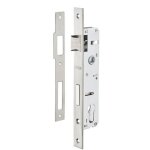 Rhg boitier de serrure encastrable � cylindre pour menuiserie m�tallique, axe 25mm, bouts carr�s, zingu� ...