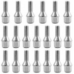 Rhg boulons de roue , goujon de roue , m12 x 1. 25 , 28mm shank , 60� conical bolts, pack of 20 -