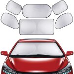 Rhg ensemble de 6 pare - soleil pour pare - brise ? pare - soleil pour voiture ? bloque les rayons uv ...