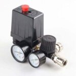 Rhg jauges de r�gulateur de soupape de commande de pressostat de compresseur d'air 220 v 0 - 180 psi ...