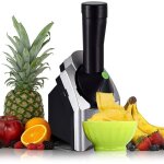 Rhg machine a sorbet aux fruits electrique pour sorbetiere pour faire des desserts a la creme glacee ...
