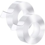 Rhg nano tape 2pcs ruban adh�sif lavable ruban adh�sif silicone multifonctionnel r�utilisable traceless ...