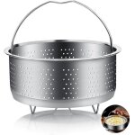 Rhg panier � vapeur, 304 acier inoxydable panier autocuiseur, panier vapeur, insert pour cuisson � vapeur ...