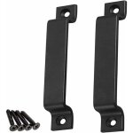 Rhg poign�e de poign�e de porte de grange, 2pcs poign�es de porte de grange pour porte en bois, pour ...