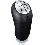 Rhg pommeau de levier de vitesse manuel en cuir noir pour renault clio iii, megane 2 et laguna, avec ...