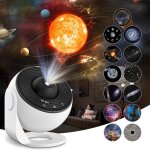 Rhg projecteur ciel etoile planetarium projecteur, projecteur galaxie avec 13 disques de film, veilleuse ...