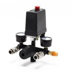 Rhg r�gulateur de pression avec pressostat pour compresseur pressostat 2 afficheurs -