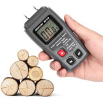 Rhg testeur humidit�, d�tecteur d'humidit� num�rique avec �cran lcd hd hygrom�tre bois plage 0 - 99. ...