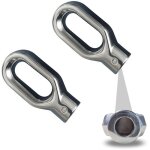 Rhg treuil anneau de sortie treuil manuel en alliage d?aluminium, 2 pi�ces, haute r�sistance et facile ...
