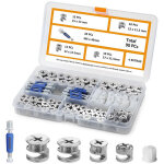 Rhg vis assemblage meuble de tailles assorties [lot de 90] - ferrures d'assemblage & verrouillage 3 - ...