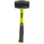 Rhhm450 maillet anti - rebond t�te acier manche bois 450 gr - ryobi