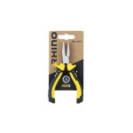 Rhino - mini pince  bec plat 125 mm universelle - acier haute qualit - long. 125 mm - manche ergonomique ...