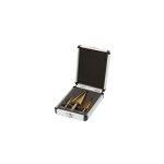 Ribitech - lot de 3 fraises étagées coniques hss Ribitech - lot de 3 fraises étagées coniques hss