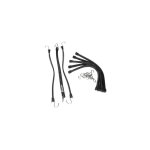 Ribimex - lot de 8 tendeurs plats 36 cm largeur 1, 5 cm avec crochets
