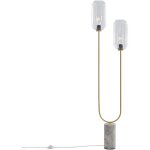 Rid - lampadaire - 2 lumière - h 150 cm - laiton - art deco - éclairage intérieur - salon i chambre i ... Rid - lampadaire - 2 lumière - h 150 cm - laiton - art deco - éclairage intérieur - salon i chambre i ...