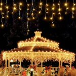 Rideau lumineux 480 led 19m guirlande ext�rieur fenetre �tanche 8 modes, lumi�res de no�l d�coration ...