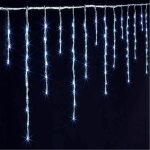 Paris prix - rideau lumineux led ext�rieur 200cm blanc froid