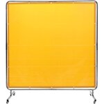 Mophorn - vevor rideau de soudage avec cadre, 1, 8x1, 8 m ecran de protection pour soudure en vinyle ...