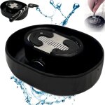 Rinage de rasoir - nettoyez efficacement votre rasoir, rinage manuel  poussoir, support de rinage ...